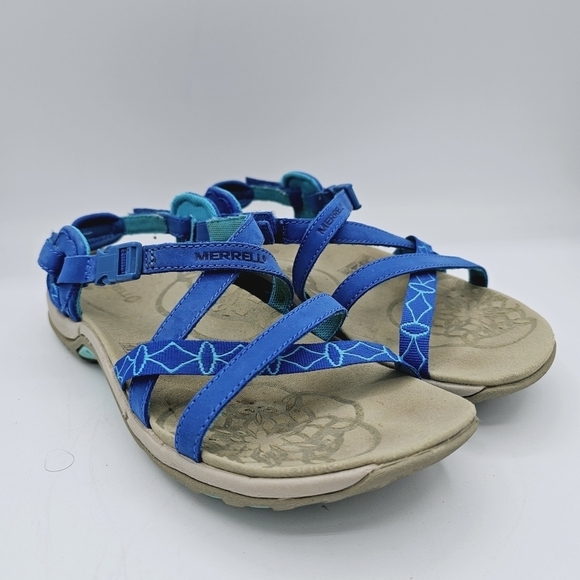 Merrell Victoria Blue Women's Performance Sandals, size 6 - Picture 5 of 12
